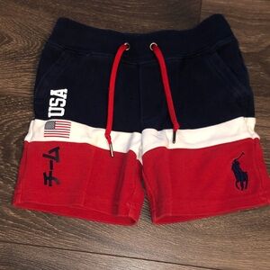 Ralph Lauren Navy Team USA Shorts